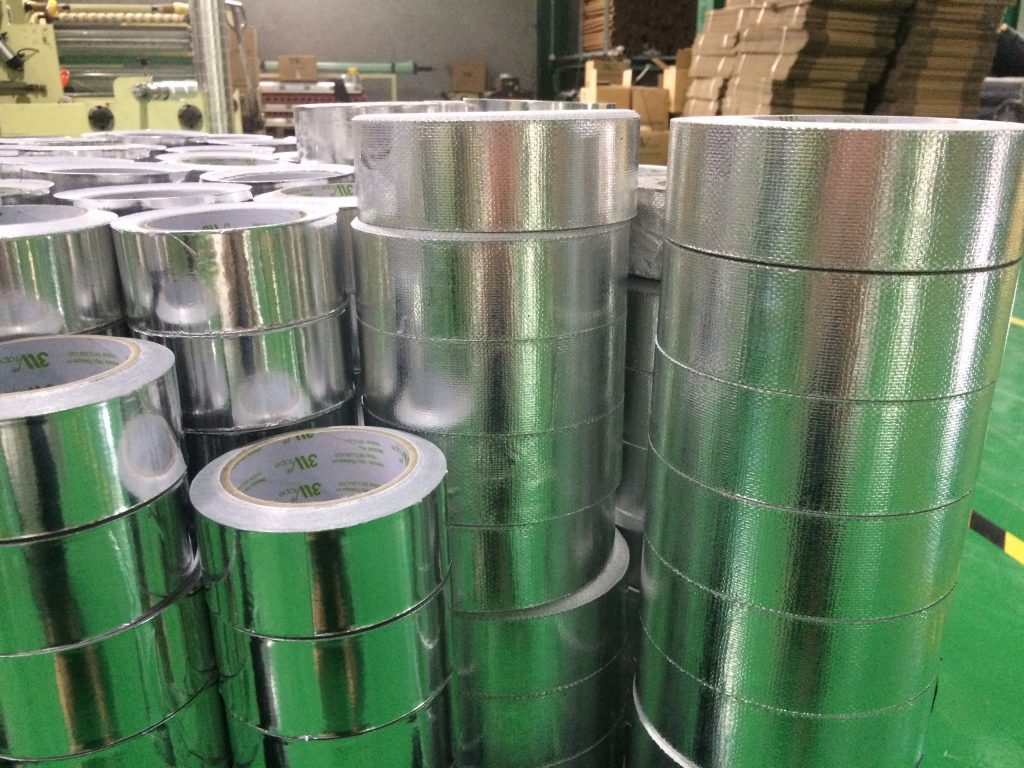 Băng keo bạc cách nhiệt cốt sợi thủy tinh