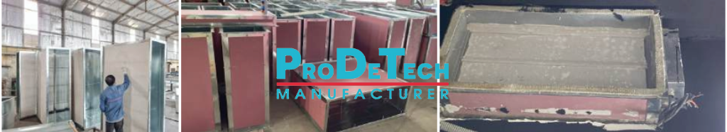 Dán mặt bích ống gió chống cháy chịu nhiệt độ cao