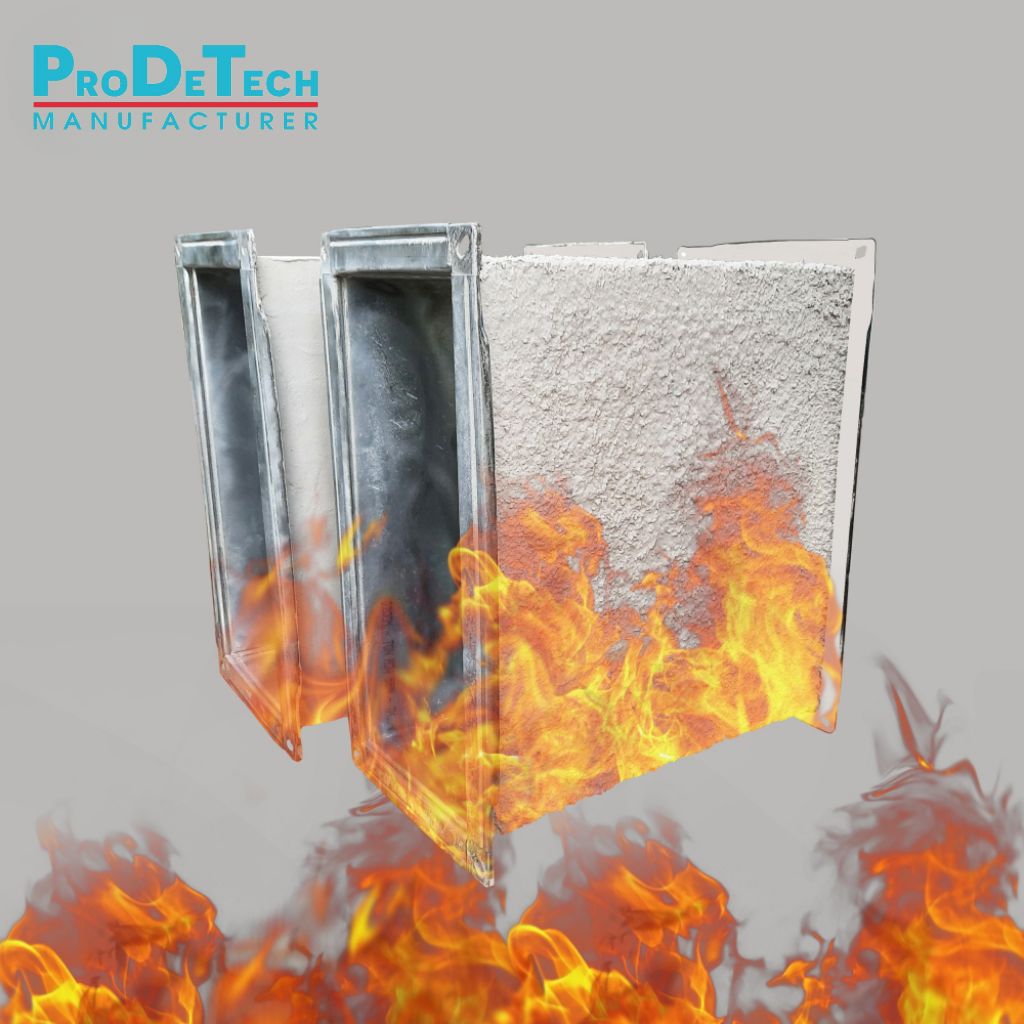 Vữa chống cháy cho ống gió EI