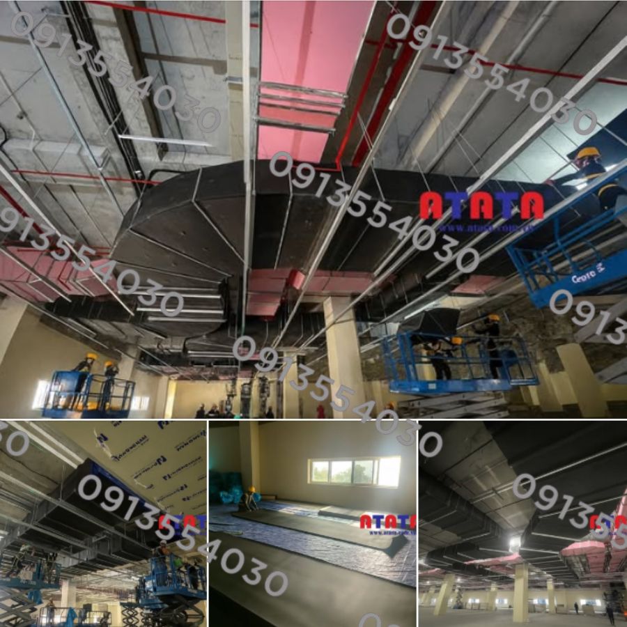 Dự án hệ thống ống gió chống cháy EI tại Vĩnh Phúc