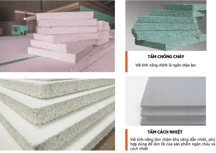 Tấm KHS chống cháy, chịu nhiệt cao trong PCCC