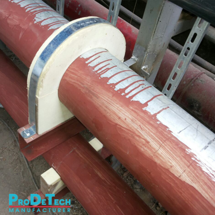 Thi công gối đỡ PU đúng kỹ thuật – đảm bảo cách nhiệt liên tục, giảm đọng sương và tăng tuổi thọ hệ HVAC.