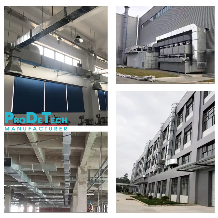 Ứng dụng của ống gió vuông