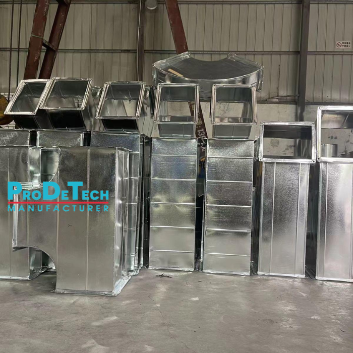 Ống gió vuông tôn mạ kẽm