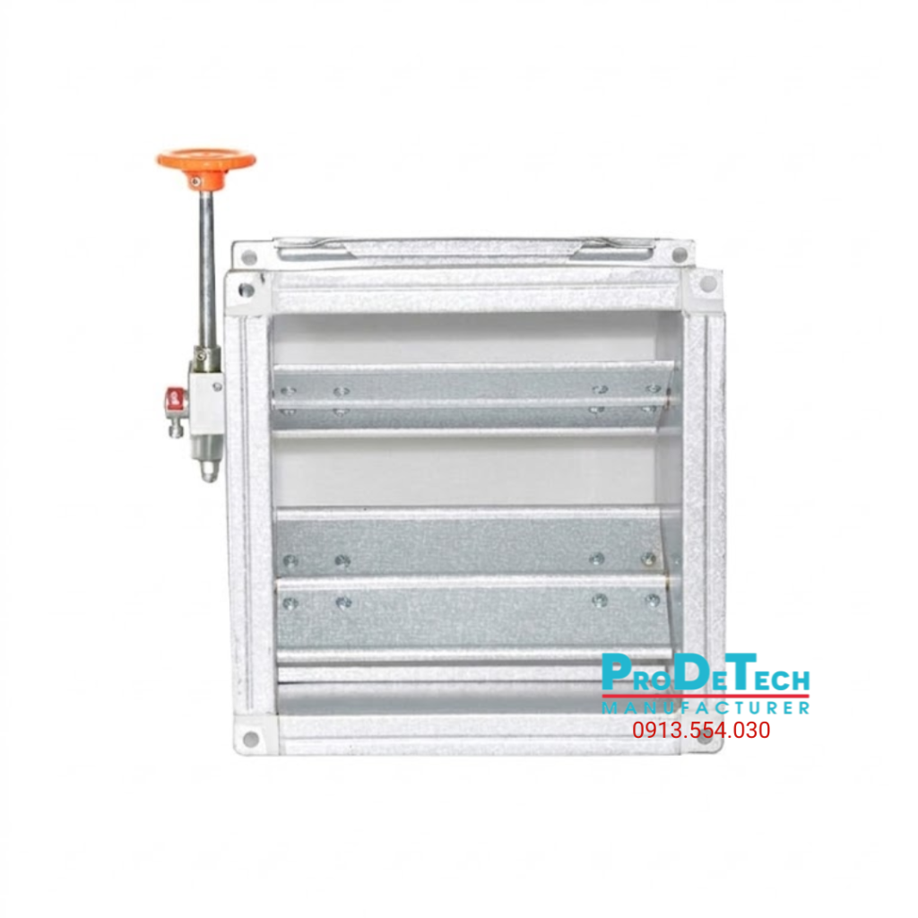 Van gió tay trục vít ProDeTech sản xuất từ tôn mạ kẽm bền bỉ, chống oxy hóa, dễ lắp đặt và bảo trì.