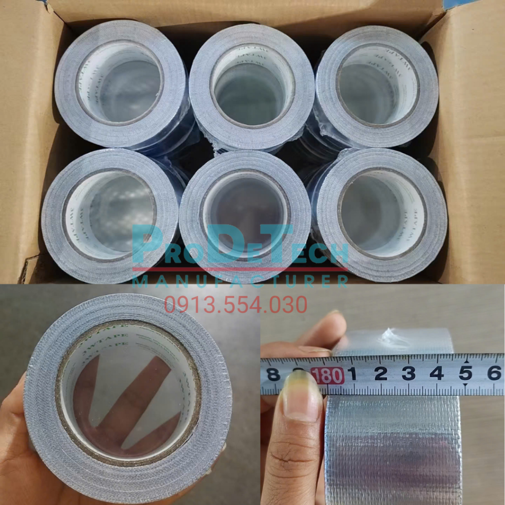 Băng dính bạc ProDeTech cung cấp số lượng lớn cho nhà thầu cơ điện, HVAC và công trình xây dựng