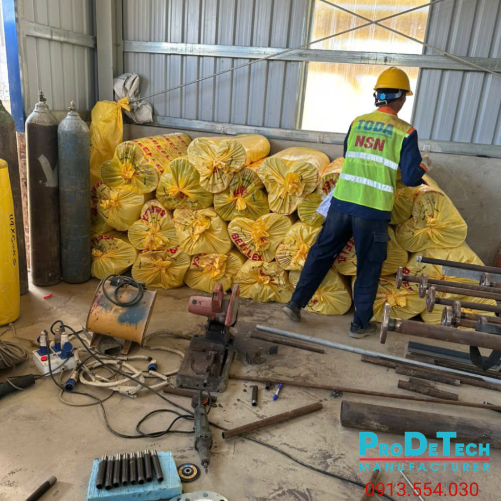 Bông khoáng BEEFLEX chịu nhiệt cao, cách âm tốt, phù hợp nhà xưởng và công trình M&E