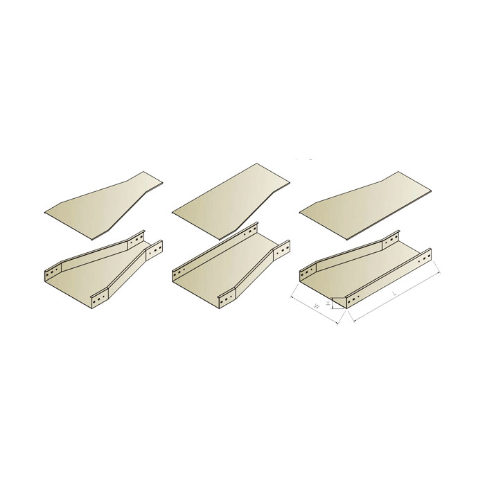Côn giảm máng cáp kèm nắp CT-THR